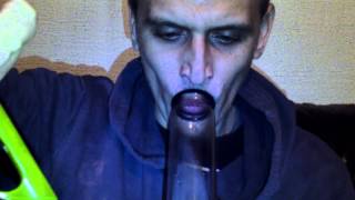 Smoking from bong FULL HD TEST