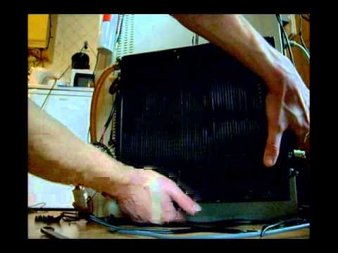 Annual computer radiators cleaning - YouTube