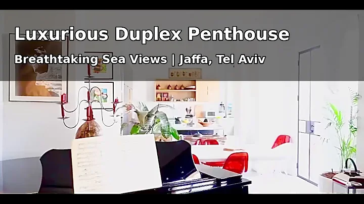 Luxurious Duplex Penthouse for Sale in Jaffa, Tel Aviv | Breathtaking Sea Views & Timeless Elegance