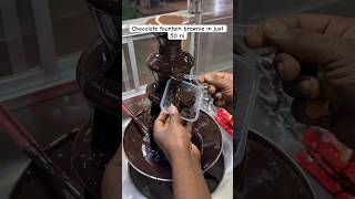 Chocolate Fountain Brownie In Just 50 Rs