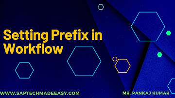 Setting Prefix in Workflow
