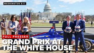 Trump hosts top IndyCar drivers at White House ahead of first-ever capital race