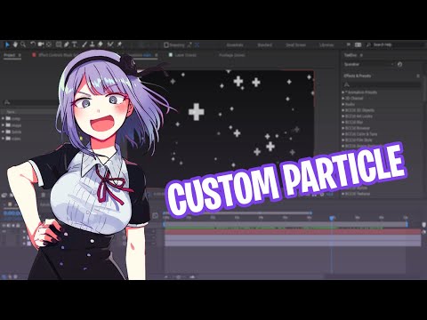 How To Make Custom Particle On After Effect - After Effect Amv Tutorial