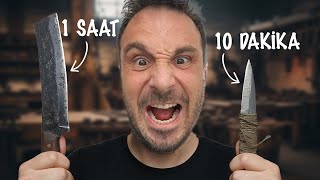 10 Daki̇kada Her Şeyi̇ Kesen Biçak Yaptim