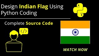 Design Indian Flag Using Python Code screenshot 3