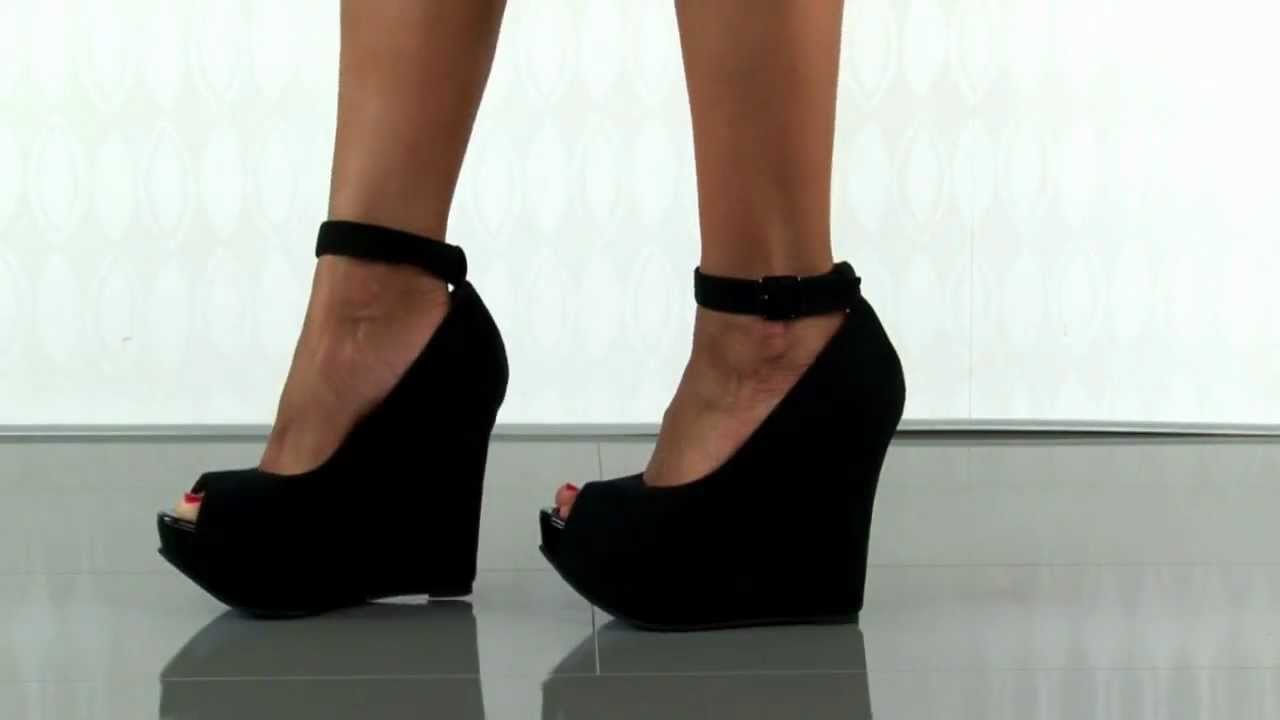 Luichiny Angel Lina in Black Suede