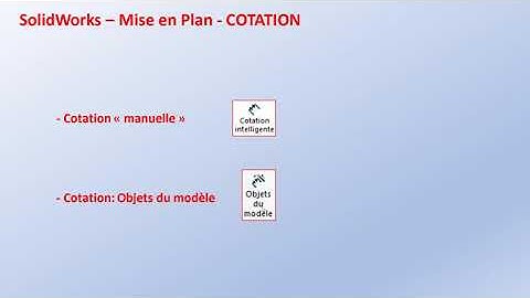 CAO SOLIDWORKS BTS CRCI MEP COTATION