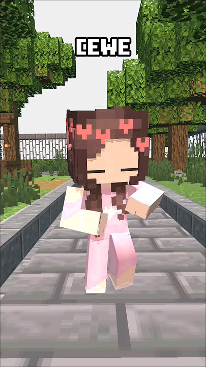 Cewe Vs Cowo Joget versi Chibi #minecraft #animasi #prisma3d #shortvideo #trendingshorts