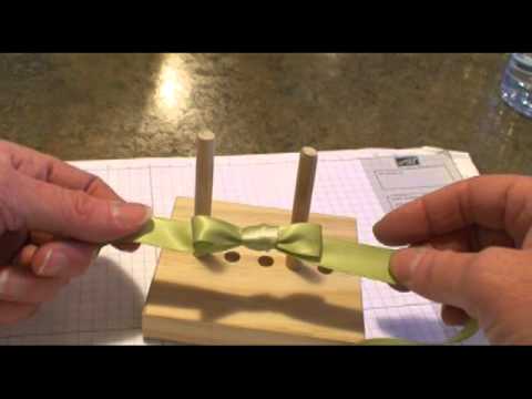 HEEPDD Ribbon Bow Maker Wooden Wreath Bow Maker Tool for Making