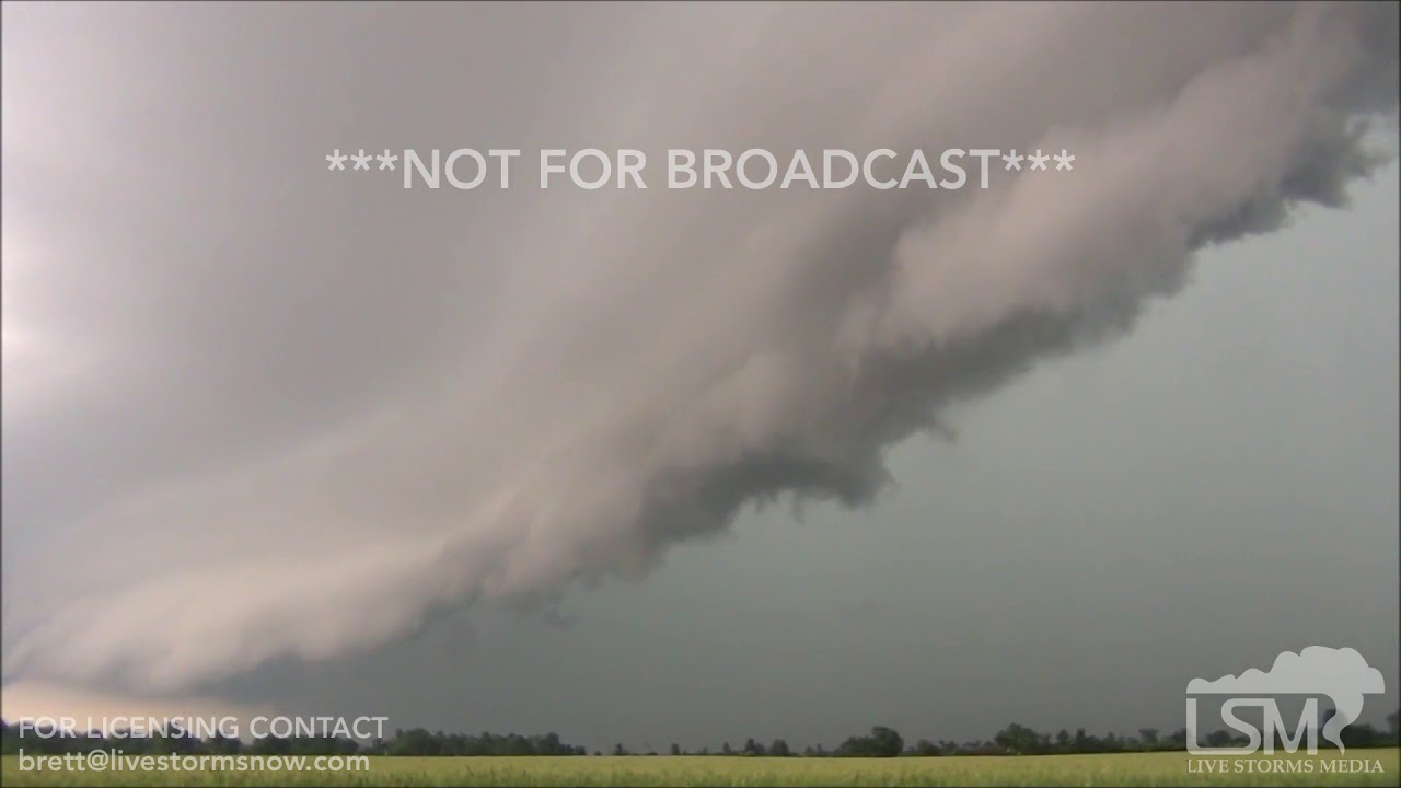 06-09-18 Tiffin, OH - Shelf Cloud Time Lapse - YouTube
