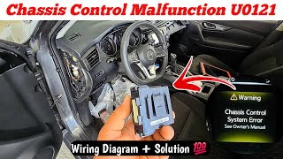 Chassis Control System Error Nissan Rogue || U0121 / U1111 Wiring diagram + Solution 💯