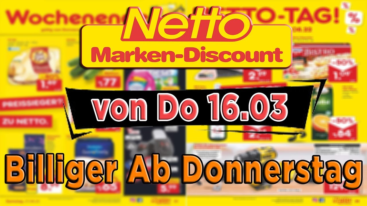NETTO Prospekt – Angebote ab 16.03.2023 - YouTube
