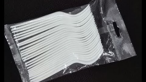 50pcs cutlery automatic packing machine with injection machine