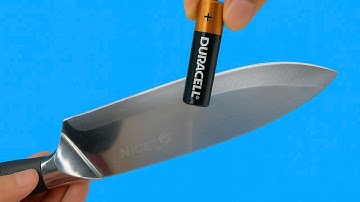 No Sharpening Stone? This Simple Tool Makes Any Knife Sharp in 1 Minute!
