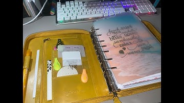 April 2022 Franklin Covey Classic Golden Aspen Binder Flip Through