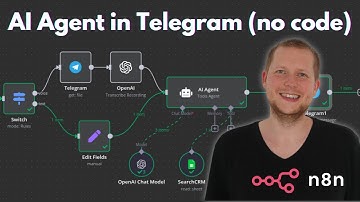 Build an AI Agent for Telegram with n8n (No-Code Tutorial)