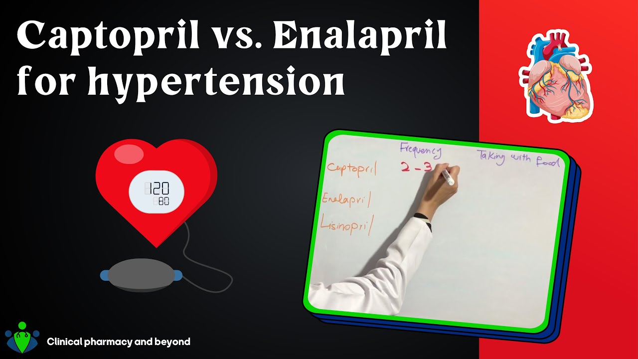 Captopril vs. Enalapril for hypertension: which is better?