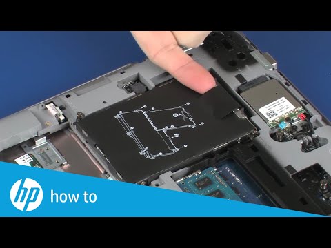 Removing And Replacing The Hard Disk Drive Assembly On HP ProBook 650 And 655 G2 Notebooks