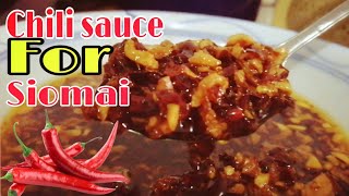 CHILI SAUCE FOR SIOMAI /HOMEMADE CHILI SAUCE