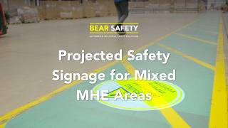 Yusen Logistics Case Study | Projected Safety Signage for Mixed MHE Areas