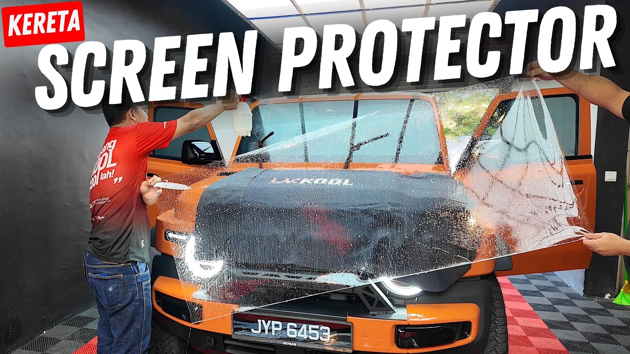 iCAUR V23 EV – Windscreen Tegak, Kaki Racing Wajib Pasang Protection Film!