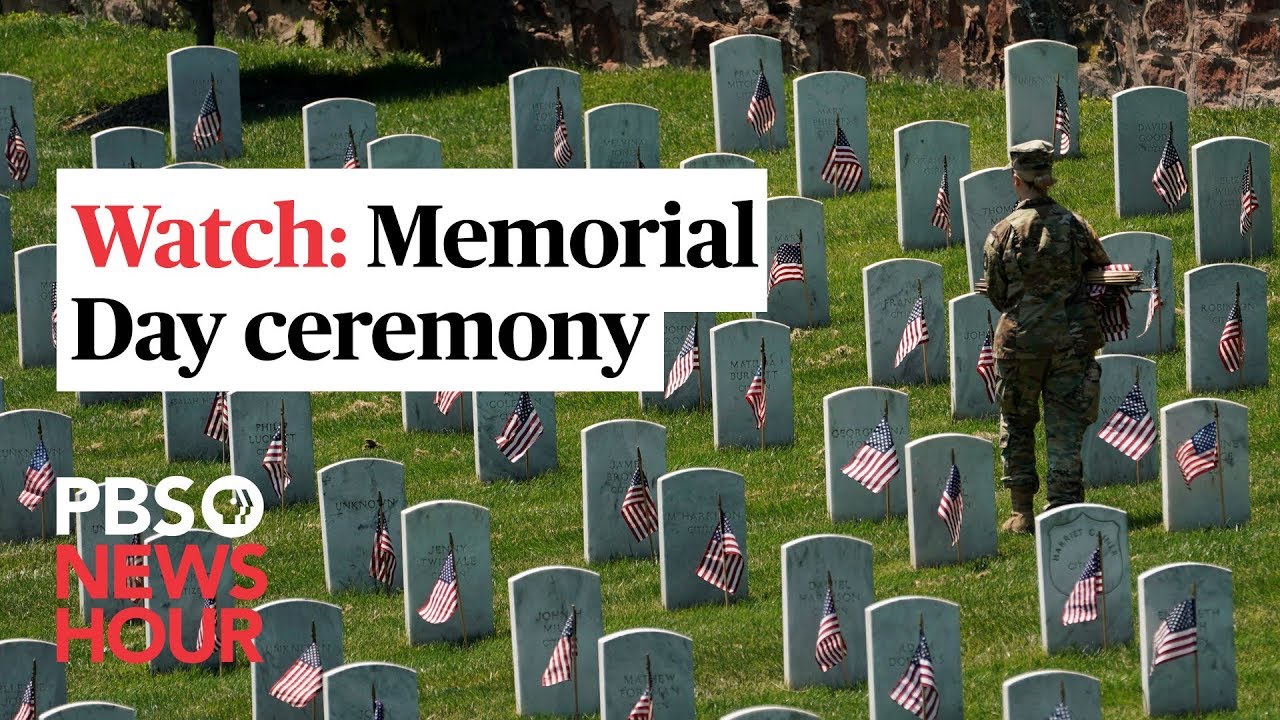 WATCH: Memorial Day ceremony at Arlington National Cemetery