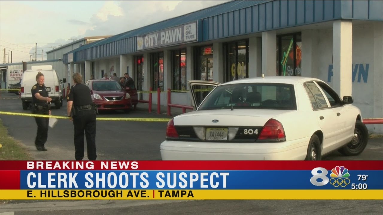 Pawn shop employee shoots, kills attempted robbery suspect in Tampa ...