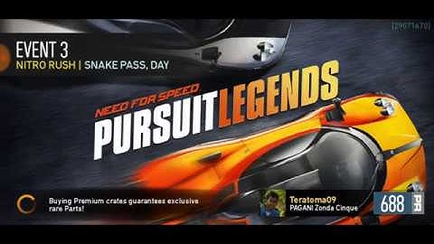 Need For Speed™ No Limits (Chapter 1 - Emergence) Race 3 PAGANI Zonda Cinque