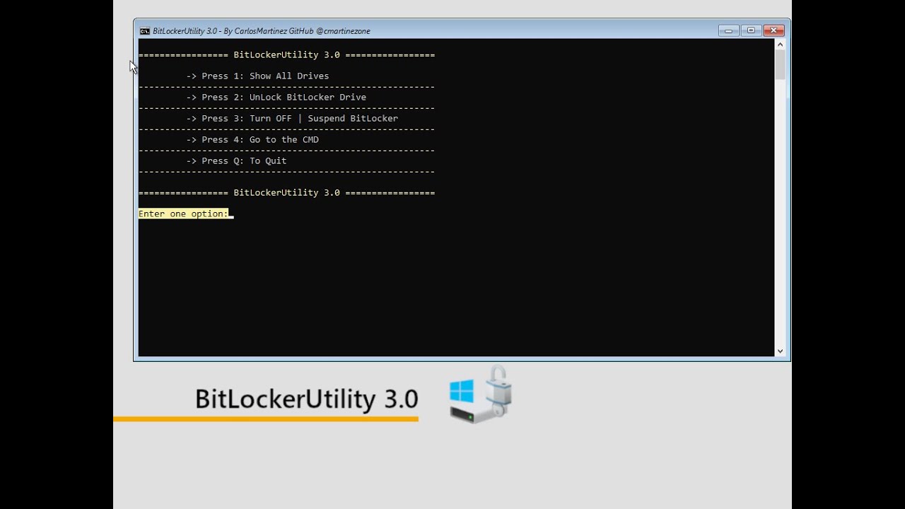 New Update BitLockerUtility 3.0 - WinPE Tool