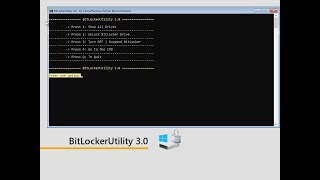 BitLockerUtility 3.0 - WinPE Tool screenshot 1