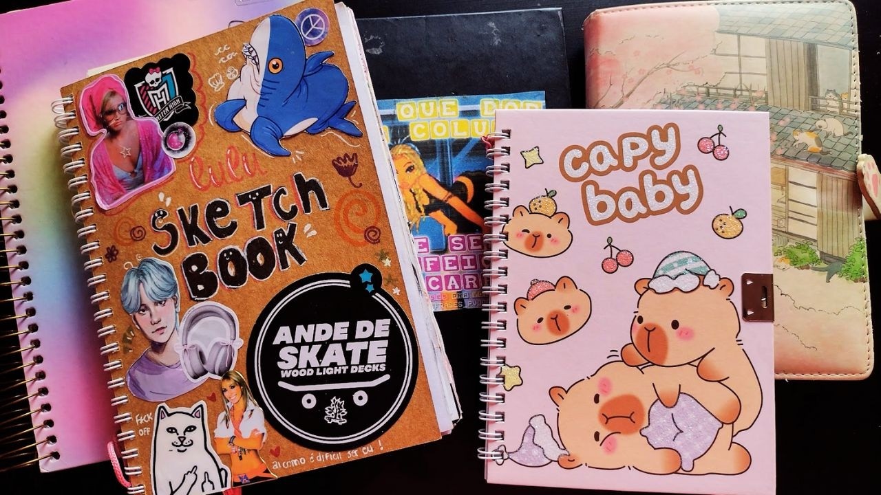TOUR PELOS MEUS CADERNOS | sketchbook, planners, cadernos de leitura... e um bate papo :)