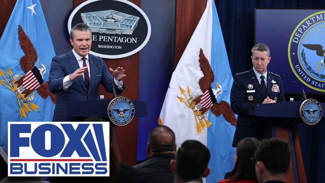 WATCH LIVE: Sec. Pete Hegseth, Gen. Dan Caine brief reporters on Operation Epic Fury