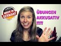 The ACCUSATIVE Part 6: Practice the Accusative with me! Übungen zum Akkusativ! :)