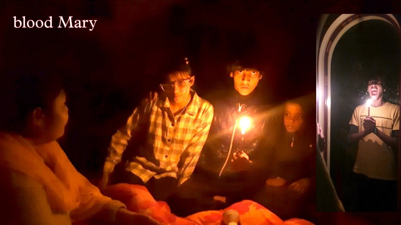 bloody Mary 😨 challenge with family ☠️ bloody Mary challenges YouTube