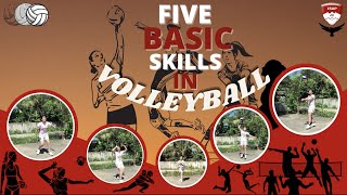 FIVE BASIC SKILLS IN VOLLEYBALL | BSAC-2A GARO, MINETTE CLAIRE