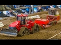 BIG RC tractor Action! R/C tractors working hard! Case! John Deere!