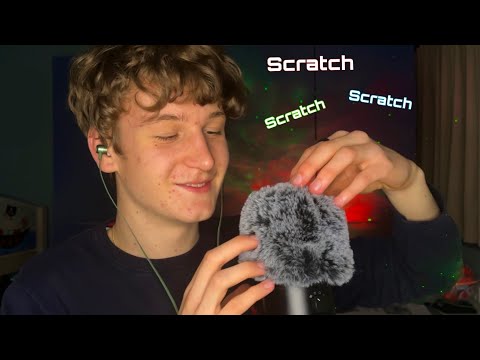 ASMR Fluffy Microphone Scratching