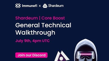 Shardeum  | Core Boost  - General Technical Walkthrough