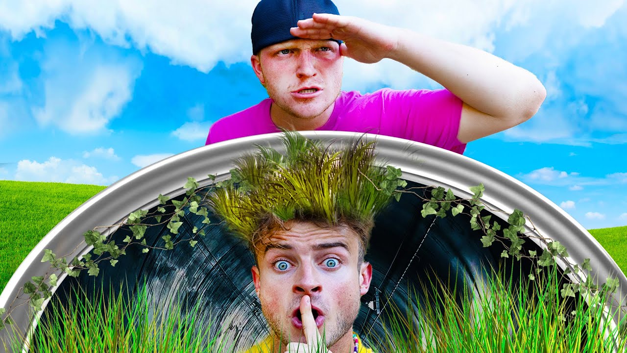 Using an UNDERGROUND BUNKER to CHEAT in Hide and Seek!!