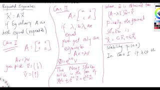 Differential Equations: Eigenvalue method with repeated eigenvalues