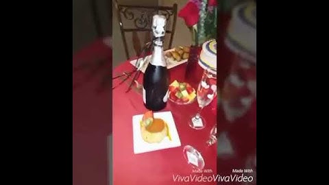 Cena romántica para mi esposo de cumpleaños