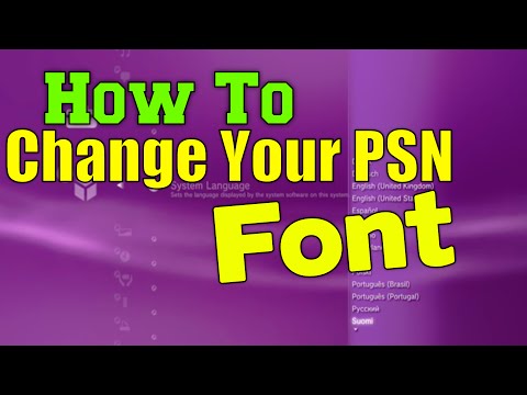 How To Change Your PSN Comment Font & Symbols (PS3 Tutorial - How To)