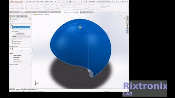 Tutorial designing pilot helmet replica   surface loft combine   trimming    solidworks part 1