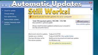 Updates for Windows Vista STILL Work! (2024)