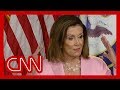 Agitated Nancy Pelosi responds angrily to reporters before storming off briefing