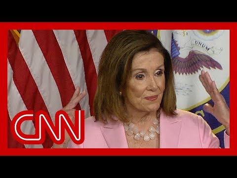 Pelosi faces tough questions from reporters on impeachment