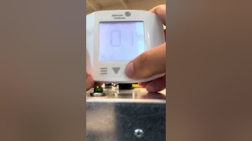 Programming the Time and Date for the Johnson Controls FCP thermostat