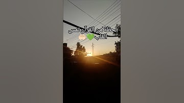 لحظة من القرآن تمس القلب 😴♥️ #القرآن_الكريم #المصحف #آيات_الرحمة #اكسبلور #تلاوة #الرحمن