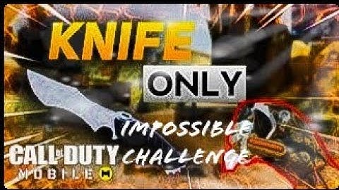 The knife only nuke challenge