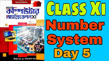 Data Representation Day 5 [ Chapter 2 ] - Class XI Computer Application / Computer Science -WBCHSE